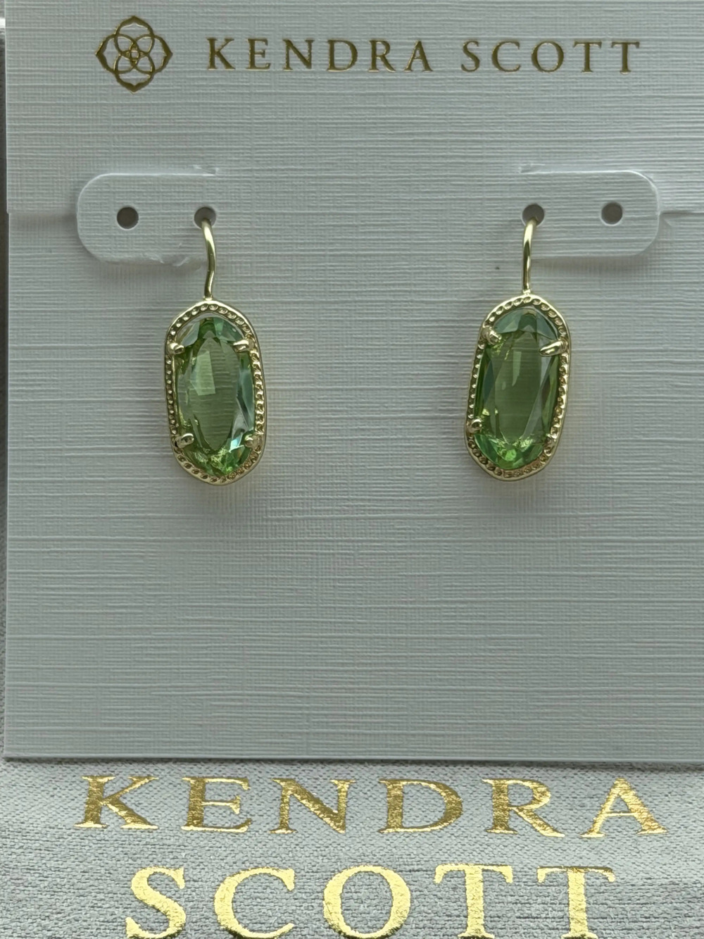 Kendra Scott Green Earrings